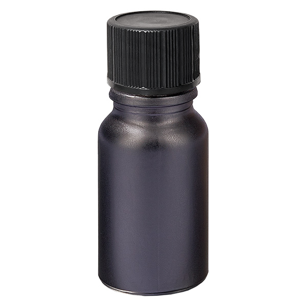 10ml Droppflaska 1mm svart standardlock BlackLine UT18/10