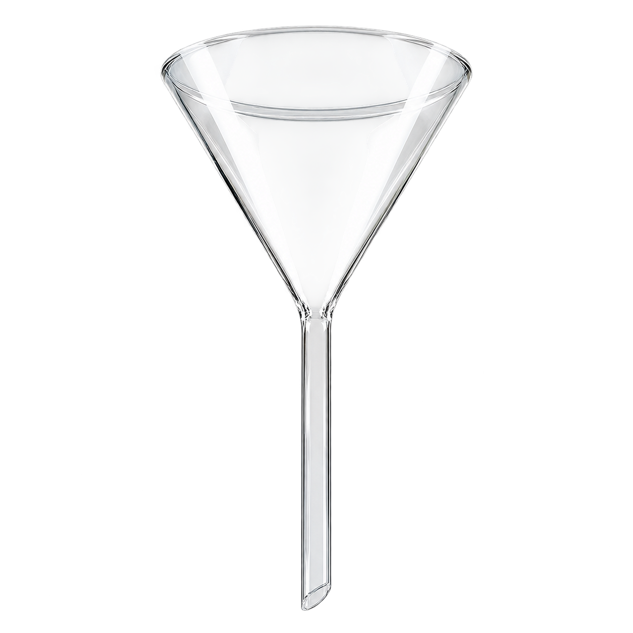 Soda-kalciumtrichter i glas