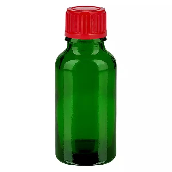 20ml flaska 11mm skruvkork röd standard GreenLine UT18/20 20ml flaska 11mm skruvkork röd standard GreenLine UT18/20