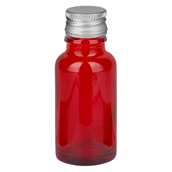 20ml flaska 11mm skruvkork aluminium-silver standard RedLine UT18/20