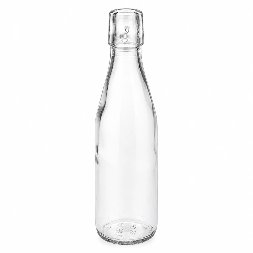 250ml glasflaska utan svängbar topp UNiTWIST