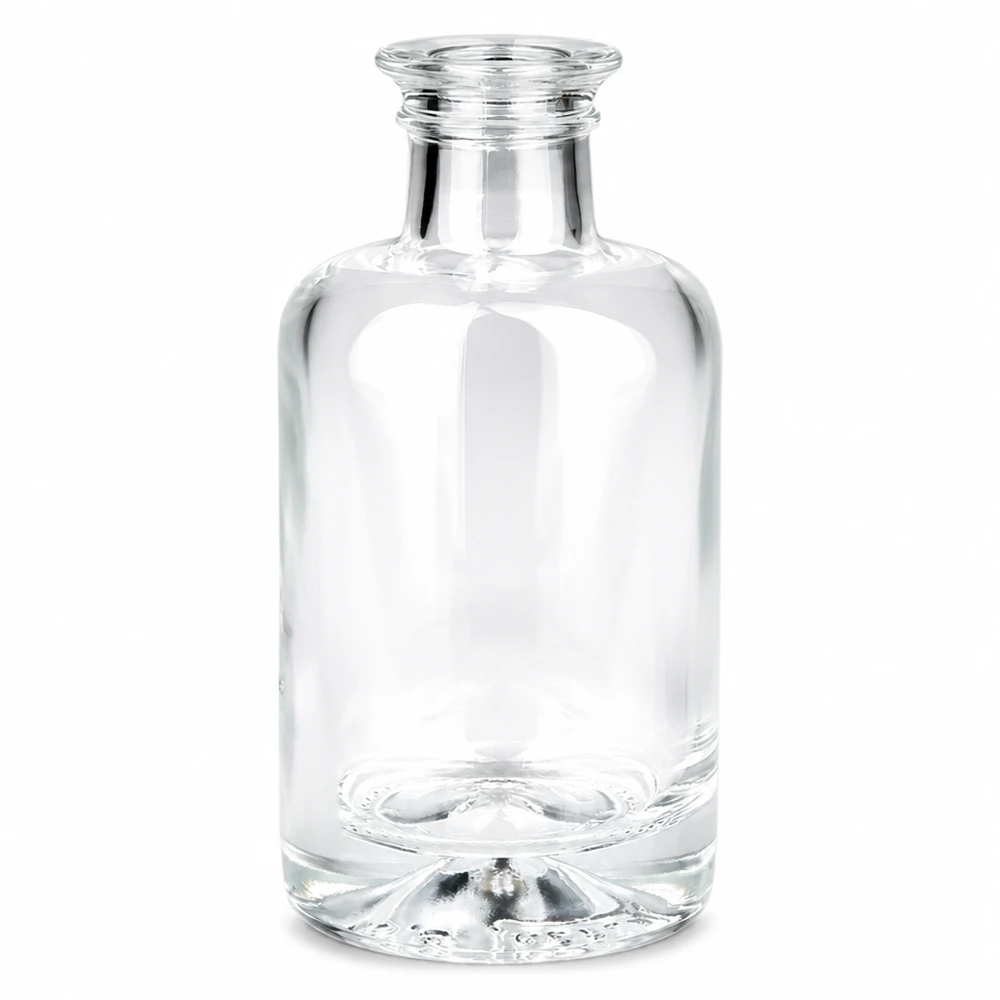 100 ml glasflaska Sofia transparent utan lock UNiTWIST tom flaska av klarglas
