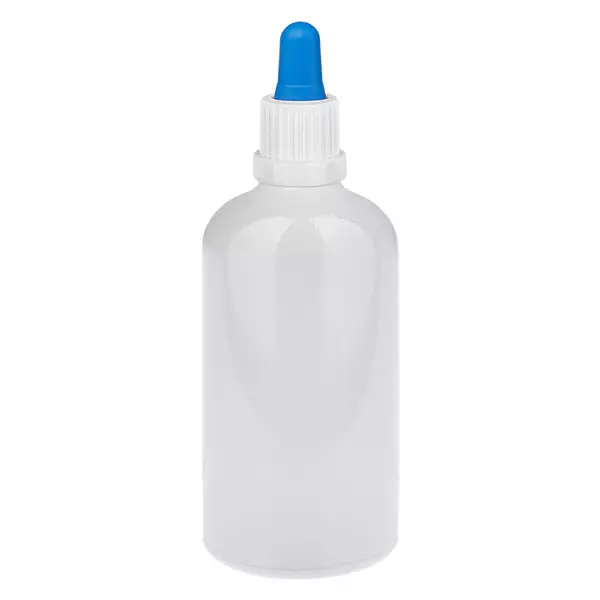 100 ml pipettflaska vit/blå originalförsegling WhiteLine UT18/100 100 ml pipettflaska vit/blå originalförsegling WhiteLine UT18/100