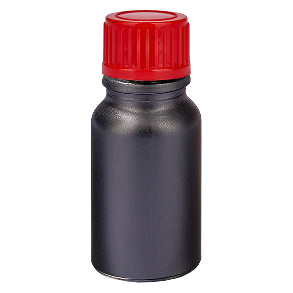 10ml flaska 11mm skruvkork röd standard BlackLine UT18/10