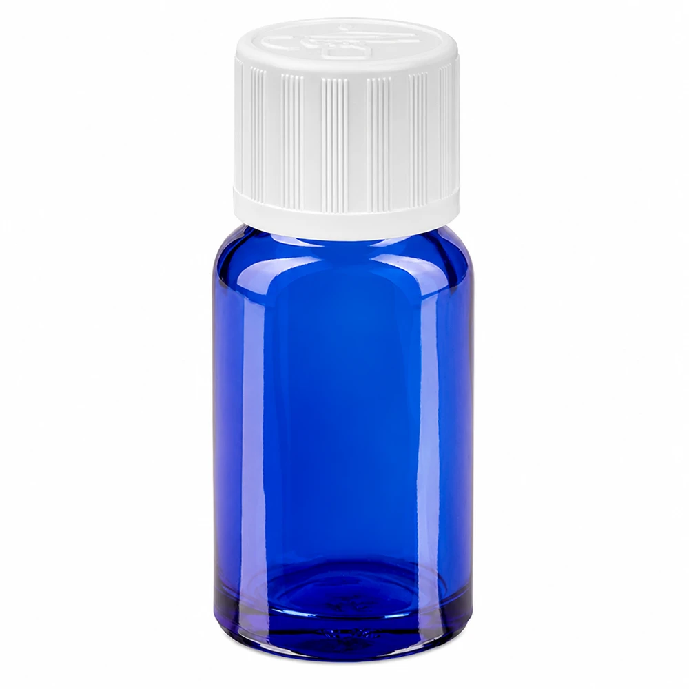 10 ml flaska 11 mm skruvkork vit standardförslutning BlueLine UT18/10 10 ml flaska 11 mm skruvkork vit standardförslutning BlueLine UT18/10