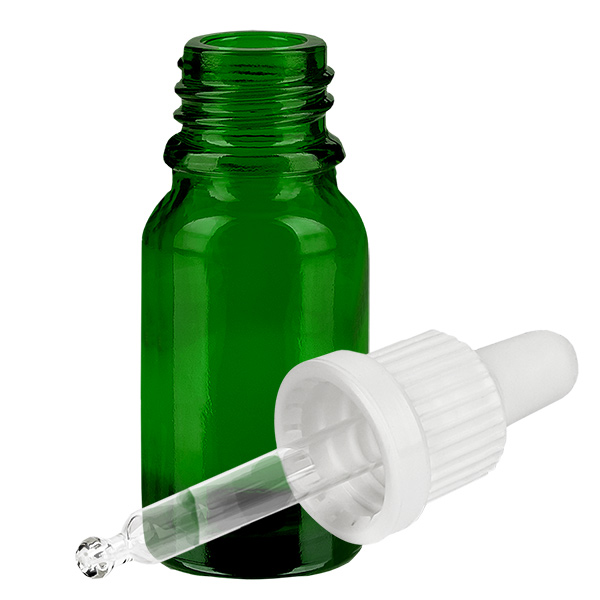 10 ml pipettflaska vit med säkerhetsförslutning GreenLine UT18/10 10 ml pipettflaska vit med säkerhetsförslutning GreenLine UT18/10