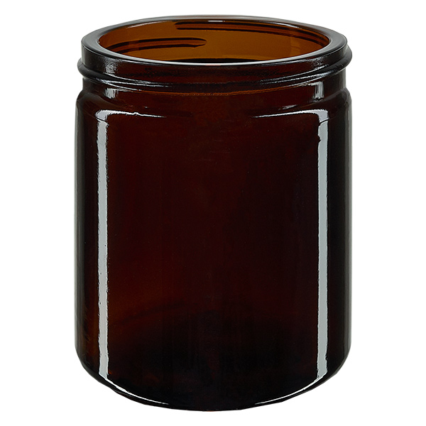 180ml glasburk. brun utan lock, gänga 63mm/R3 ApoGlas