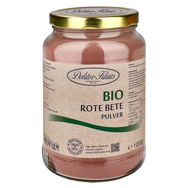Ekologiskt rödbetspulver 1000g Doktor-Klaus noWaste