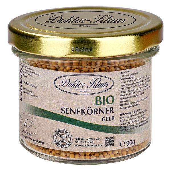 Ekologiska senapsfrön 90g gula Doktor-Klaus noWaste Ekologiska senapsfrön 90g gula Doktor-Klaus noWaste