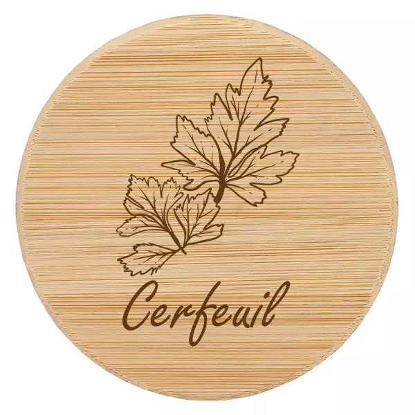 Couvercle i trä "Cerfeuil" till WECK RR60 Couvercle i trä "Cerfeuil" till WECK RR60