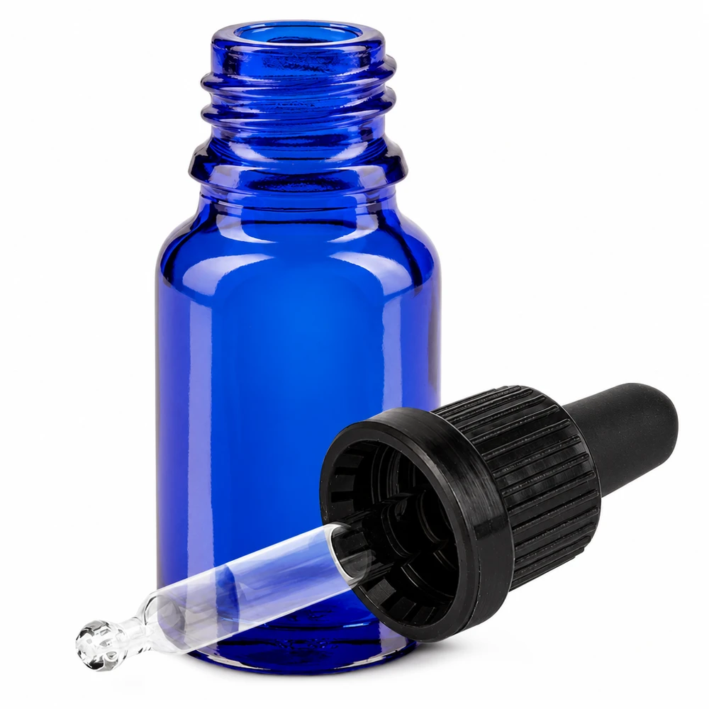 10 ml pipettflaska med svart förslutning BlueLine UT18/10