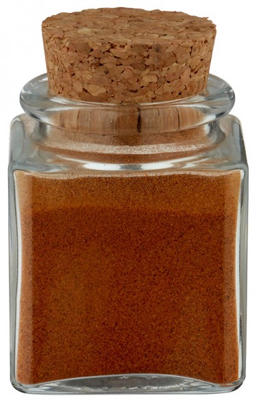 Kryddburkidé: Korkflaska Quadratus 40 ml klar, öppning 28 mm, med kork