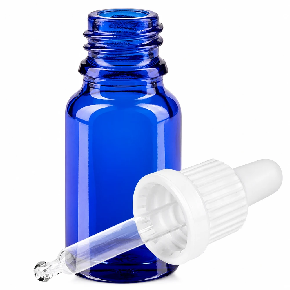 10 ml pipettflaska vit med säkerhetsförslutning BlueLine UT18/10 10 ml pipettflaska vit med säkerhetsförslutning BlueLine UT18/10
