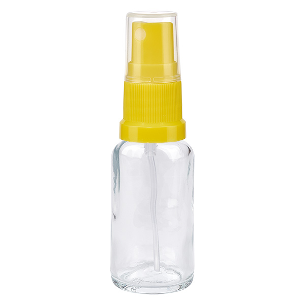 20ml Sprayflaska gul/transparent standardlock ClearLine UT18/20 20ml Sprayflaska gul/transparent standardlock ClearLine UT18/20