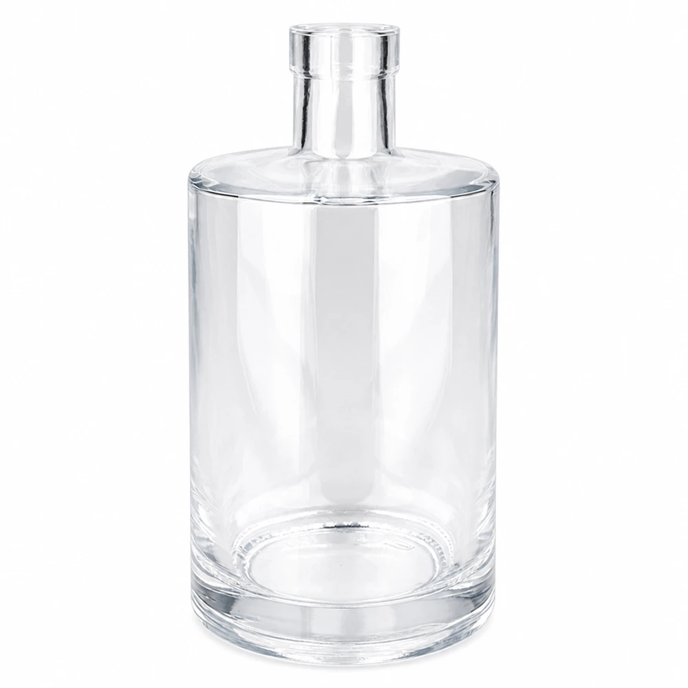 700 ml glasflaska Marie utan förslutning UNiTWIST® Tom 700 ml glasflaska Marie utan lock UNiTWIST transparent med cylindrisk kropp och kort hals