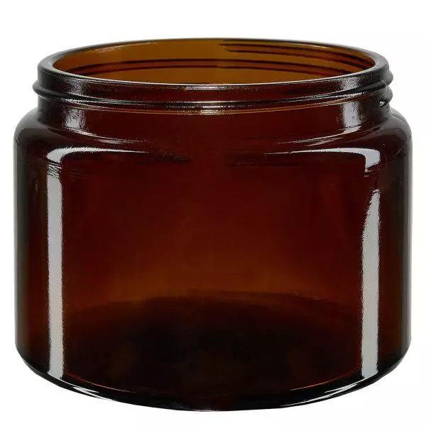 500ml glasburk brun utan lock, gänga 100mm/R3 ApoGlas 500ml glasburk brun utan lock, gänga 100mm/R3 ApoGlas