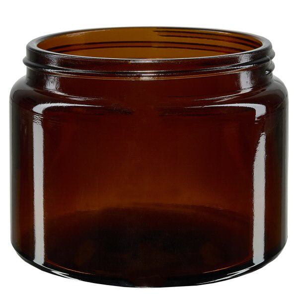 500ml glasburk brun utan lock, gänga 100mm/R3 ApoGlas