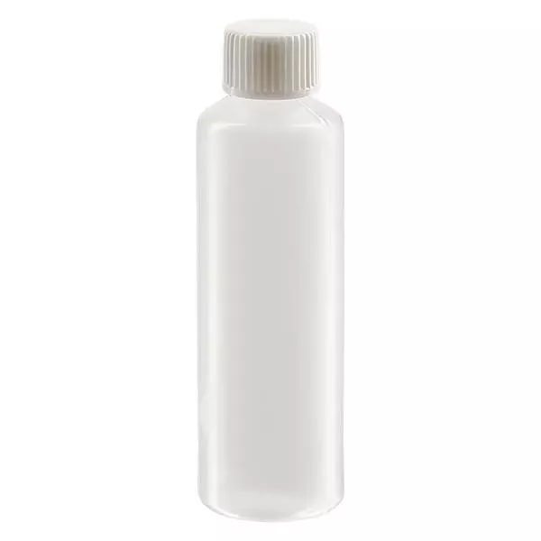 Provflaska 12ml, tillverkad av PE-LD, komplett med vitt skruvlock Provflaska 12ml, tillverkad av PE-LD, komplett med vitt skruvlock