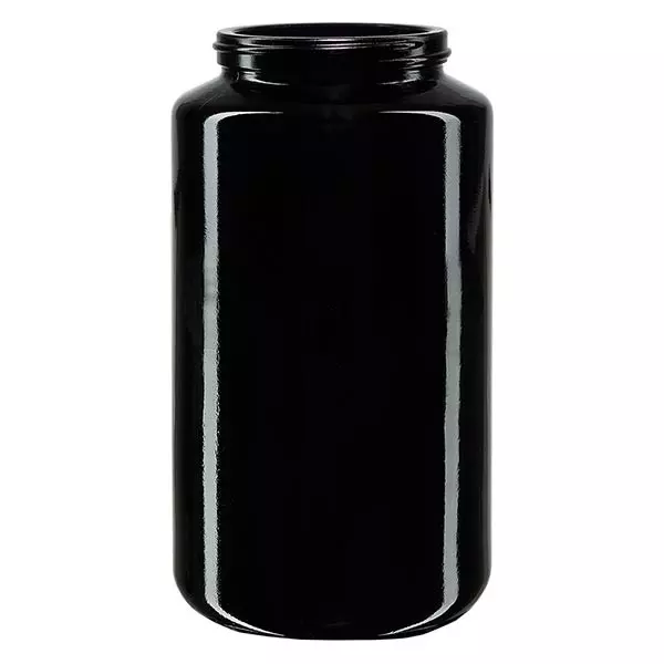 Burk med vid mynning i violett glas 500ml, utan lock Burk med vid mynning i violett glas 500ml, utan lock