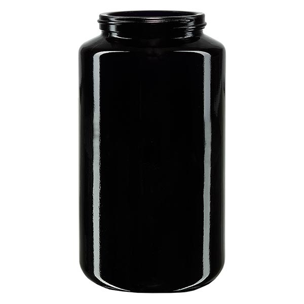 Burk med vid mynning i violett glas 500ml, utan lock Burk med vid mynning i violett glas 500ml, utan lock