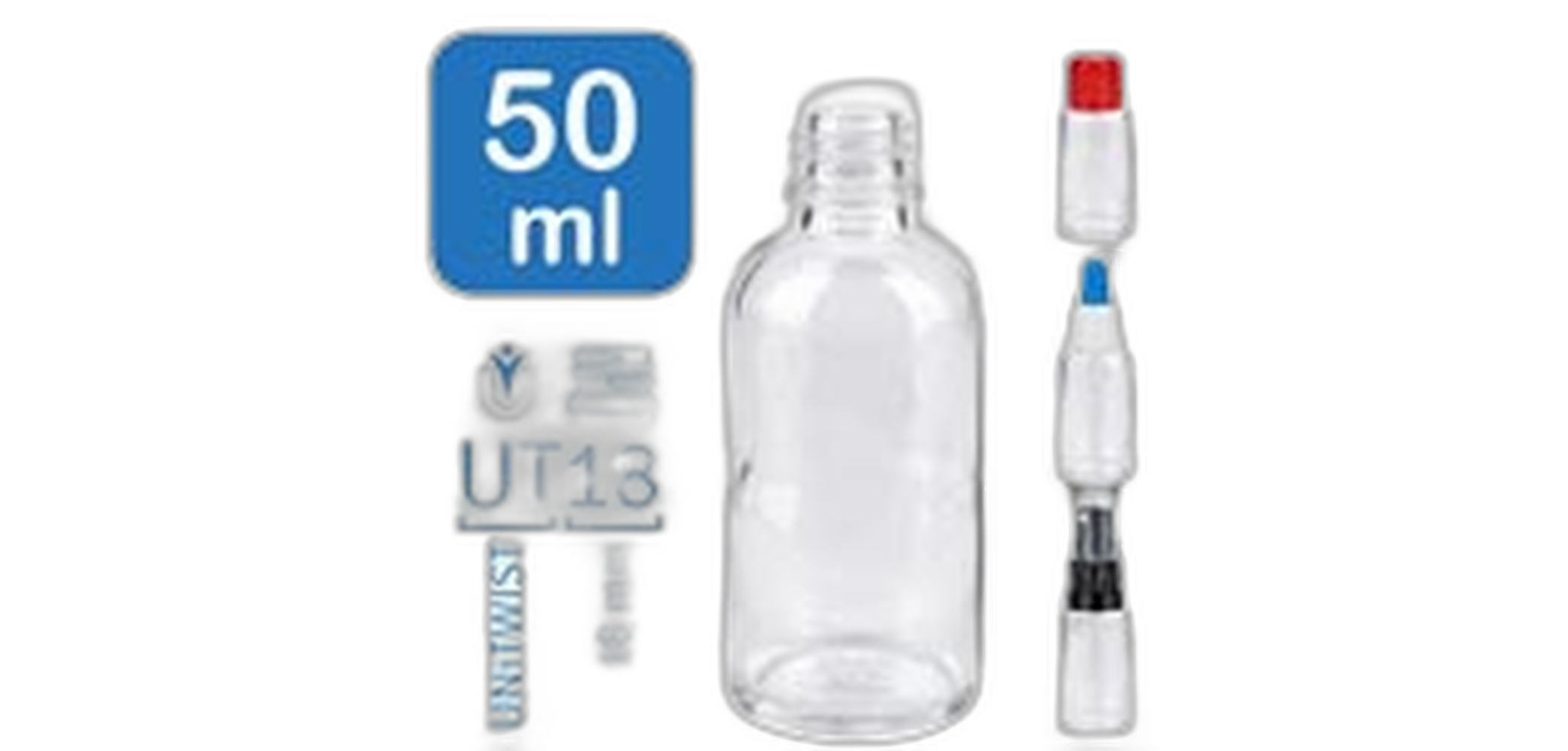ClearLine apoteksflaskor 50 ml UT18