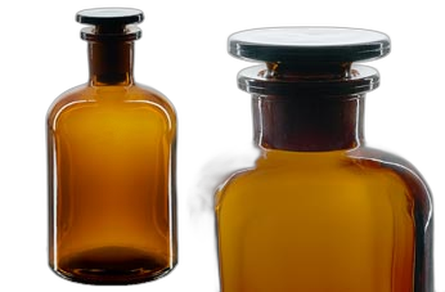 Bärnstensfärgat glas