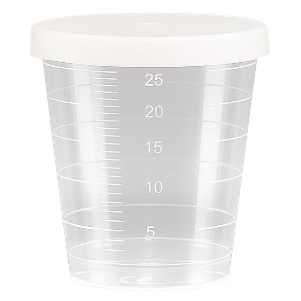 Medicineringsbägare transparent 30ml Medicineringsbägare transparent 30ml