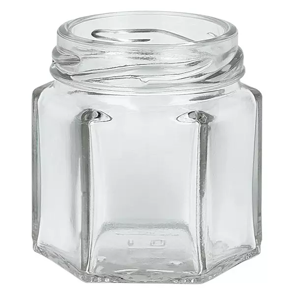 Glasburk 47ml klar, utan lock, gänga TO43 Glasburk 47ml klar, utan lock, gänga TO43