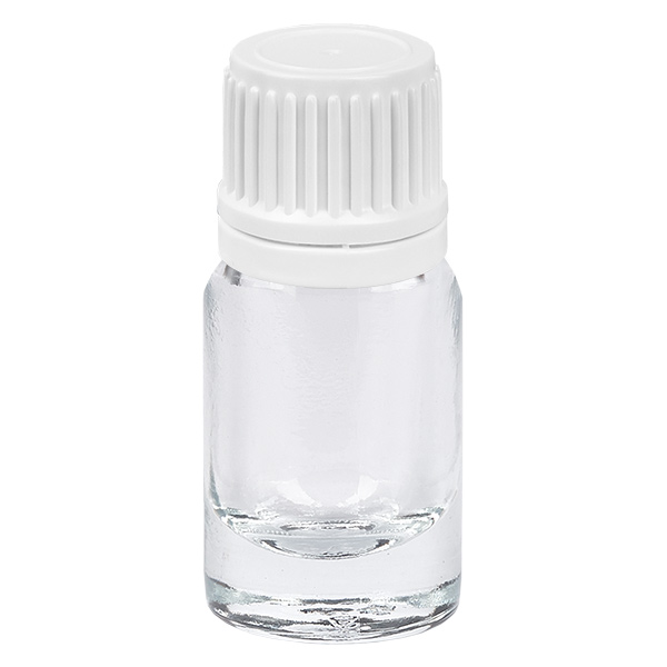 5ml Droppflaska 0.7mm vit med manipuleringssäkert lock ClearLine UT18/5 5ml Droppflaska 0.7mm vit med manipuleringssäkert lock ClearLine UT18/5