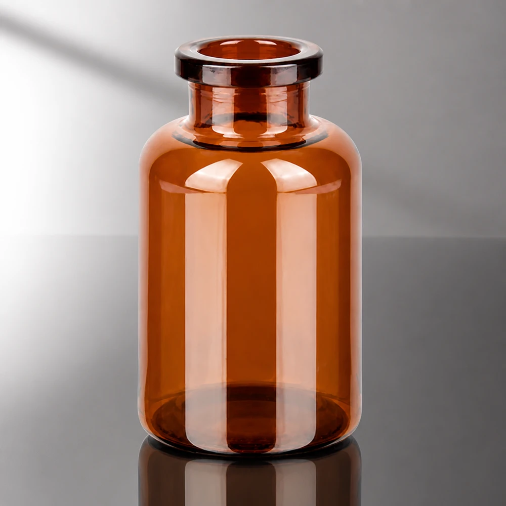 Injektionsflaska av bärnstensfärgat glas 20ml Kompakte Braunglas Injektionsflasche 20ml für Abfüll- und Verpackungsprozesse