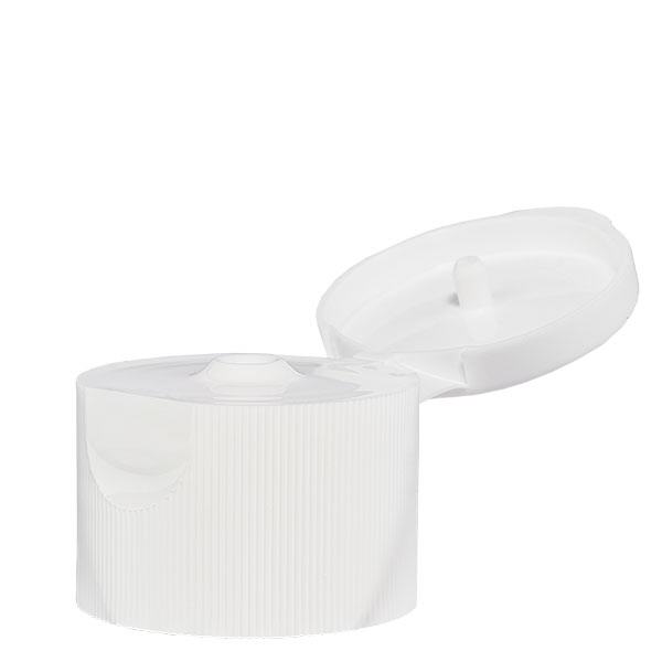 Gångjärnsförsedd förslutning polypropylen vit ND 25 standard