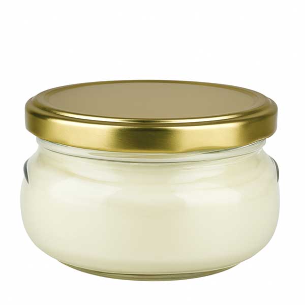 Vaskburk 120 ml med lock BasicSeal guld UNiTWIST Vaskburk 120 ml med lock BasicSeal guld UNiTWIST