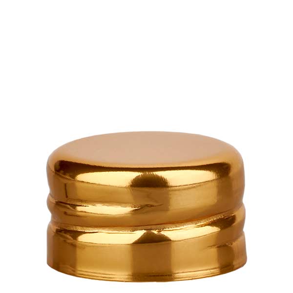 Skruvlock i metall guld 13mm UNiTWIST