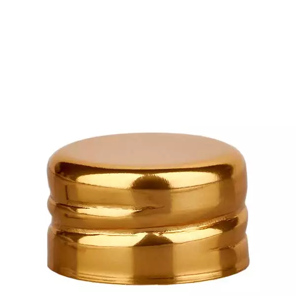 Skruvlock i metall guld 13mm UNiTWIST