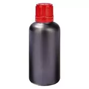 50ml flaska 11mm skruvkork röd sabotagesäker kapsyl BlackLine UT18/50 50ml flaska 11mm skruvkork röd sabotagesäker kapsyl BlackLine UT18/50