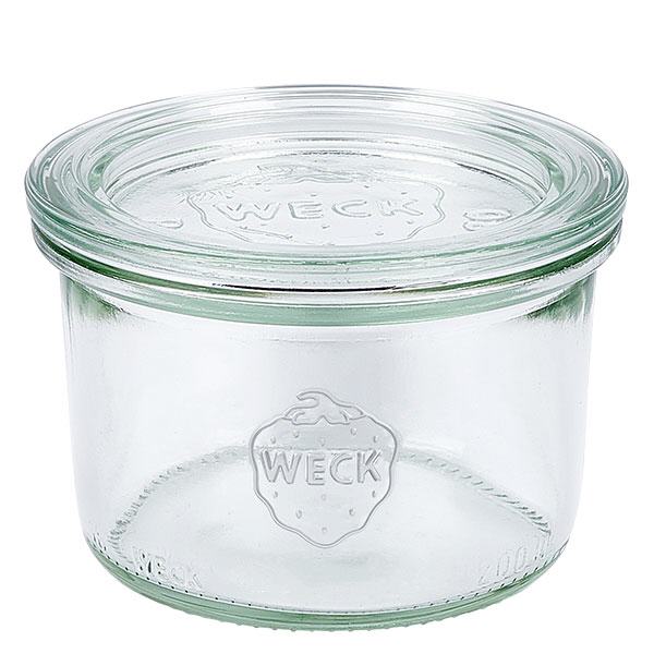 200ml Krossade glasögon med glaslock WECK RR80
