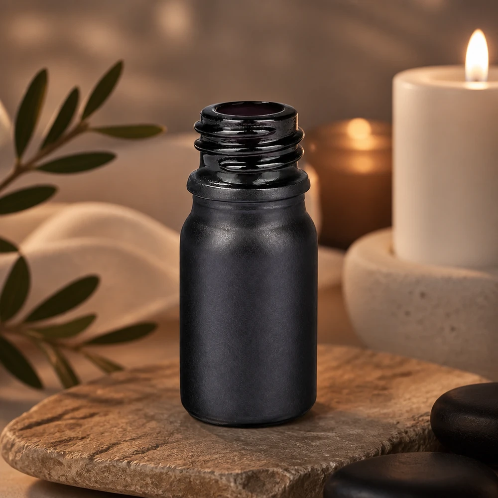 5ml Apoteksflaska BlackLine UT18/5 UNiTWIST Högkvalitativ 5 ml apoteksflaska BlackLine UT18/5 UNiTWIST för professionell aromaterapi och kosmetiska produkter