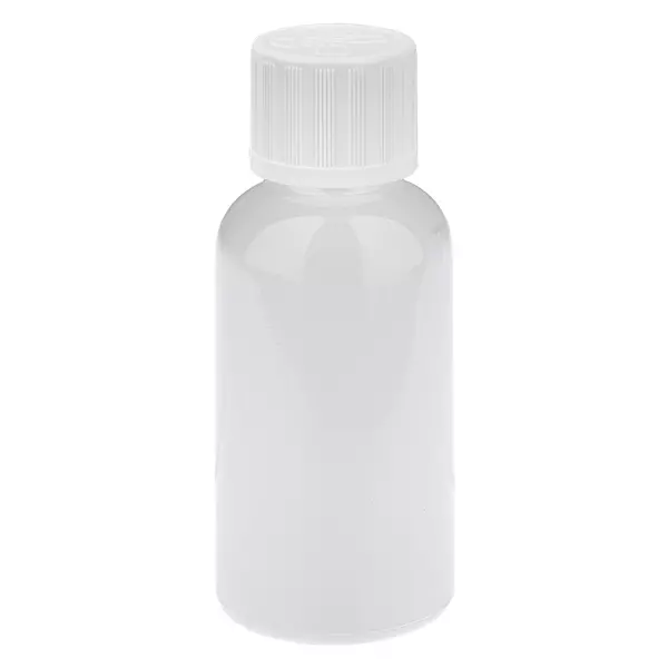 30 ml flaska 11 mm skruvkork vit standard barnsäkerhet WhiteLine UT18/30 30 ml flaska 11 mm skruvkork vit standard barnsäkerhet WhiteLine UT18/30