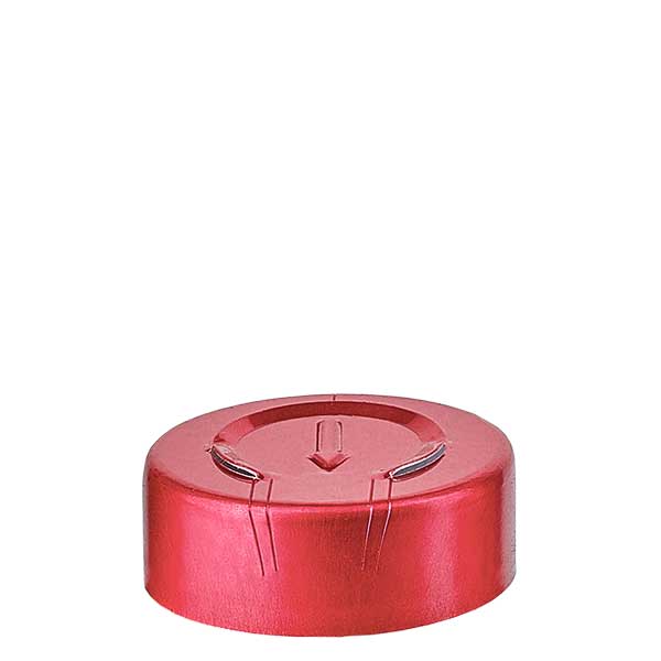 Flärplock 20,25 x 7,4 mm med full avrivning, rött Flärplock 20,25 x 7,4 mm med full avrivning, rött