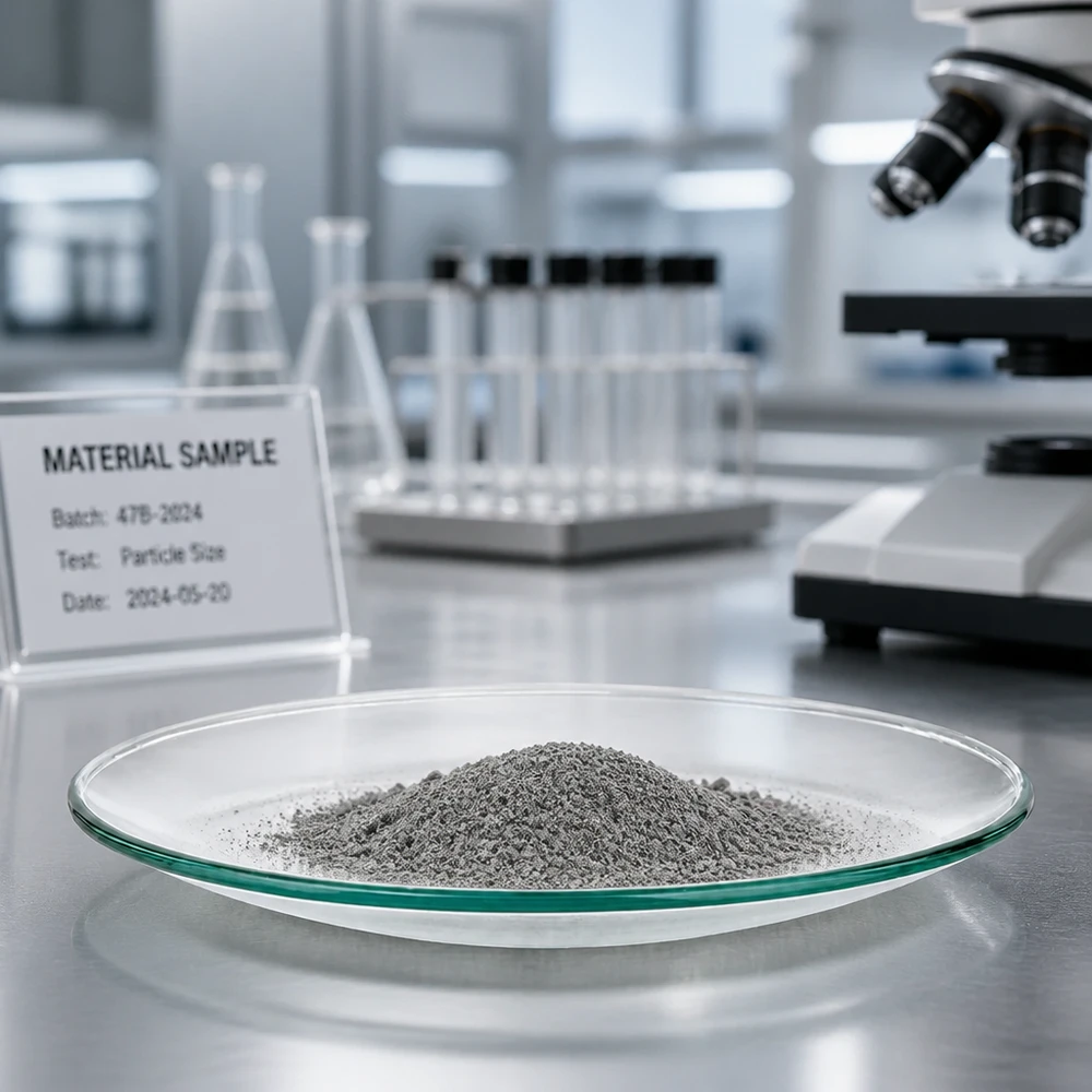 Glasskål för klockor ø60 mm Professionell klockglasskål 6cm diameter med grått pulver för materialanalys i laboratoriet