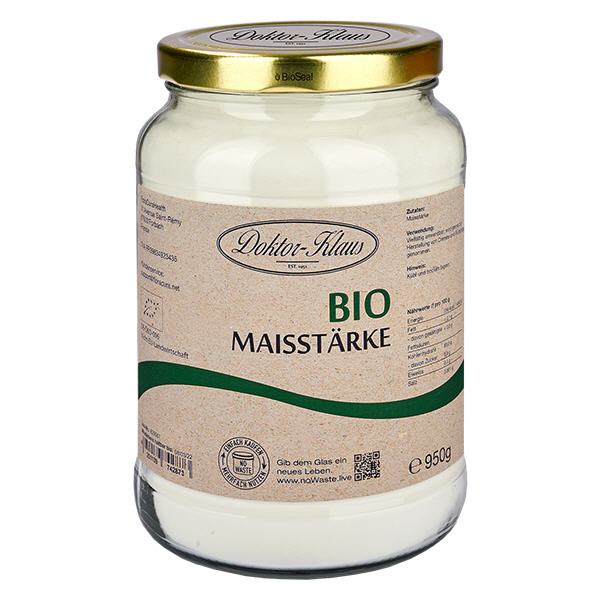 Ekologisk majsstärkelse 950g Doktor-Klaus noWaste
