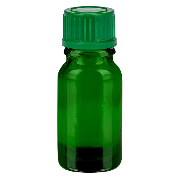 10 ml flaska 11 mm skruvkork grön Standard GreenLine UT18/10