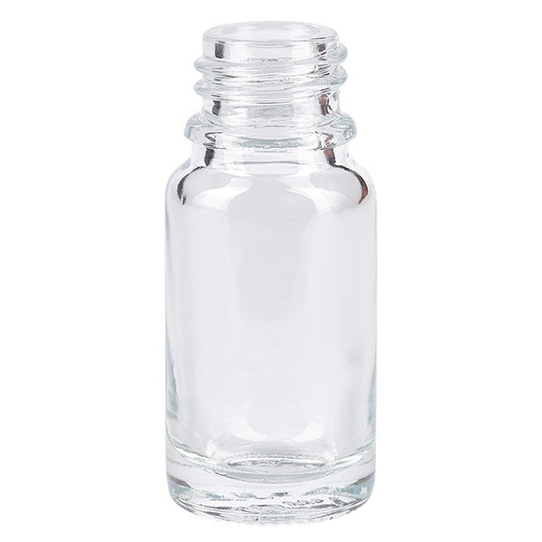 10ml Apoteksflaska ClearLine UT18/10 UNiTWIST 10 ml ClearLine-apotekarflaska i klart glas med DIN 18-gänga från UNiTWIST
