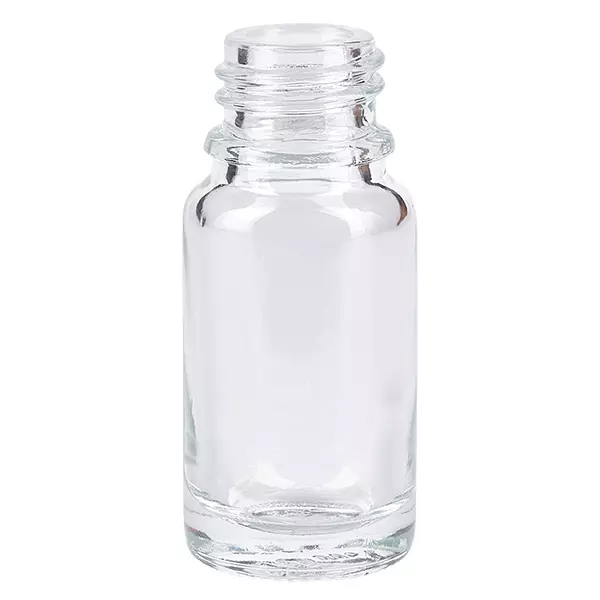 10ml Apoteksflaska ClearLine UT18/10 UNiTWIST 10 ml ClearLine-apotekarflaska i klart glas med DIN 18-gänga från UNiTWIST