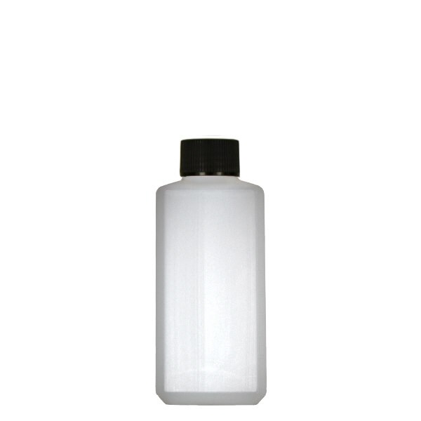 250 ml fyrkantig flaska PE natur, med lock 250 ml fyrkantig flaska PE natur, med lock