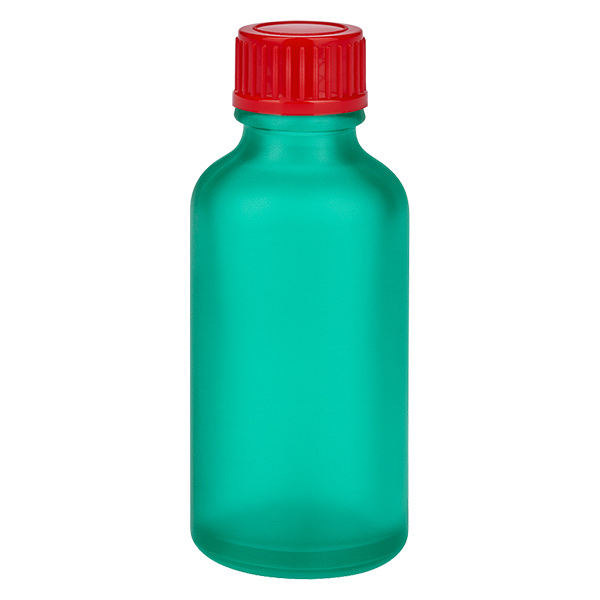 50ml flaska 11mm skruvkork röd standard GreenLine UT18/50 50ml flaska 11mm skruvkork röd standard GreenLine UT18/50