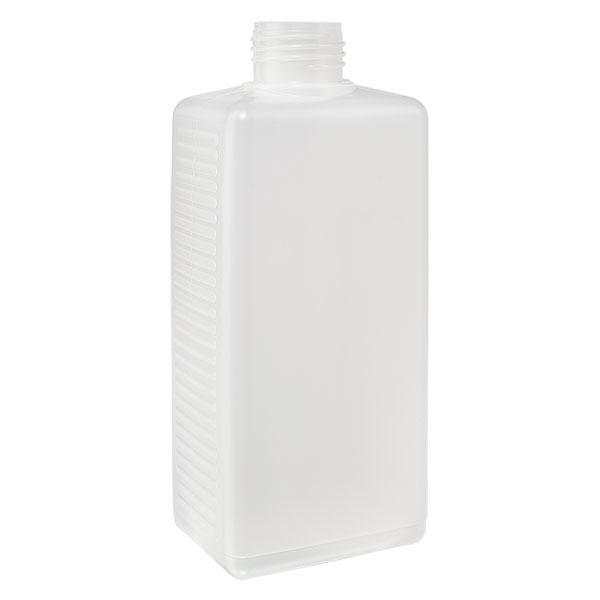 500 ml kvadratisk flaska PE natur, utan lock 500 ml kvadratisk flaska PE natur, utan lock