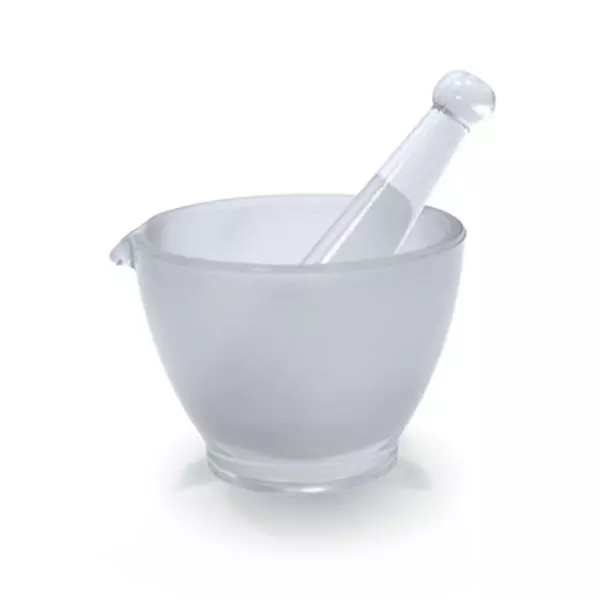 Mortel och mortelstöt ø100mm, skrovlig yta