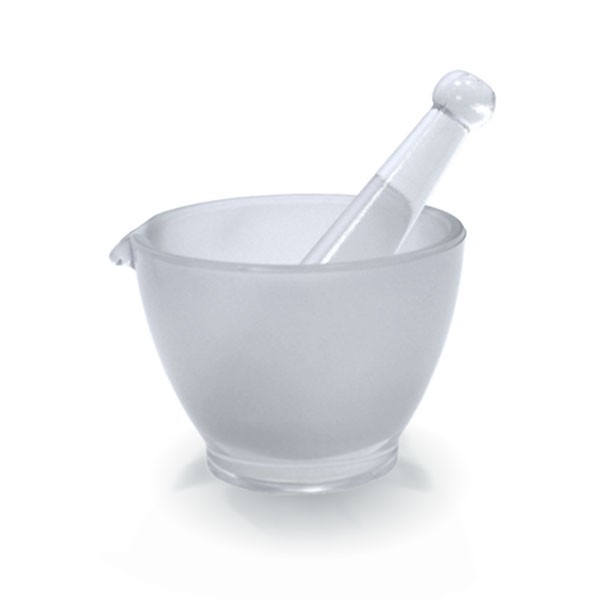 Mortel och mortelstöt ø100mm, skrovlig yta