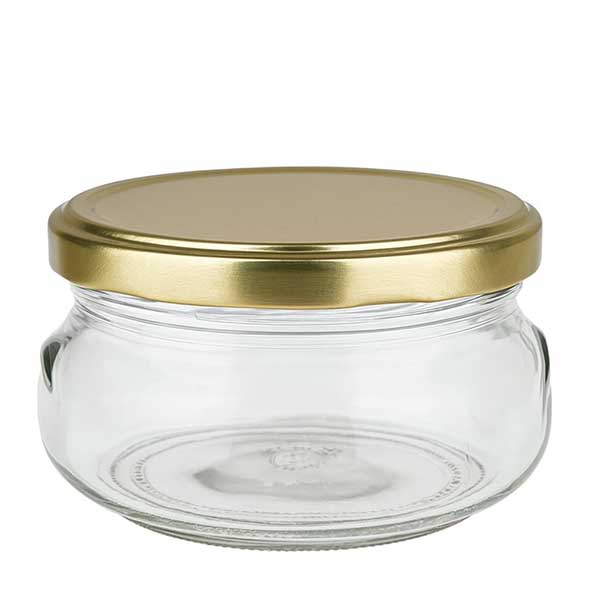 Vaskburk 120 ml med lock BasicSeal guld UNiTWIST Vaskburk 120 ml med lock BasicSeal guld UNiTWIST